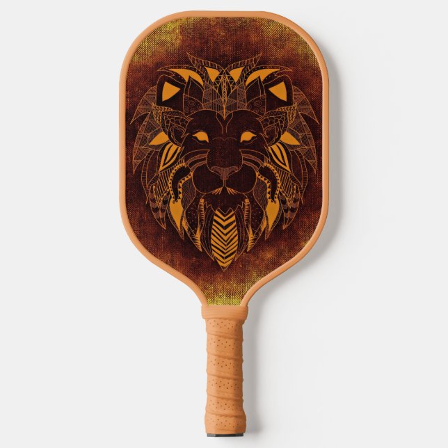 Raquette De Pickleball Tête de lion rustique (Recto)