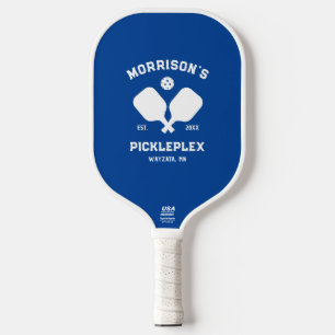 Raquette De Pickleball Texte Personnalisé Accueil Cour Pickleball Paddle