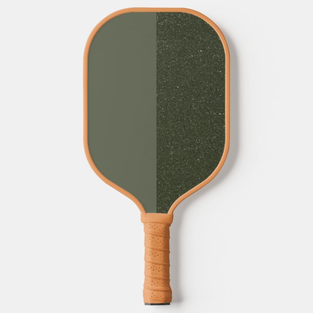 Raquette De Pickleball Texture de scission verte de mousse personnalisée  (Recto)
