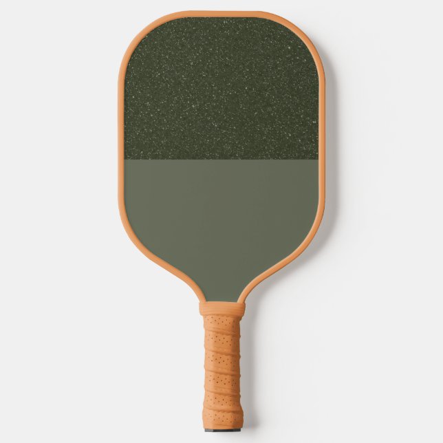 Raquette De Pickleball Texture de scission verte de mousse personnalisée  (Recto)