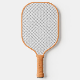 Raquette De Pickleball Texture géométrique monochrome Look en diamant inc