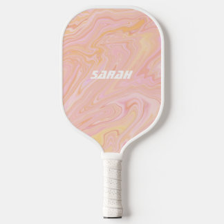 Raquette De Pickleball The Pink Tangerine Retro Pickleball Paddle