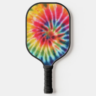 Raquette De Pickleball Tie Dye Psychédélique Vintage Rétro