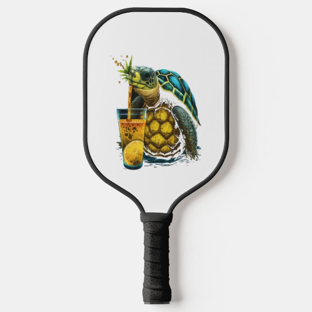 Raquette De Pickleball Tortue de mer hawaïenne Ananas Aloha (Recto)