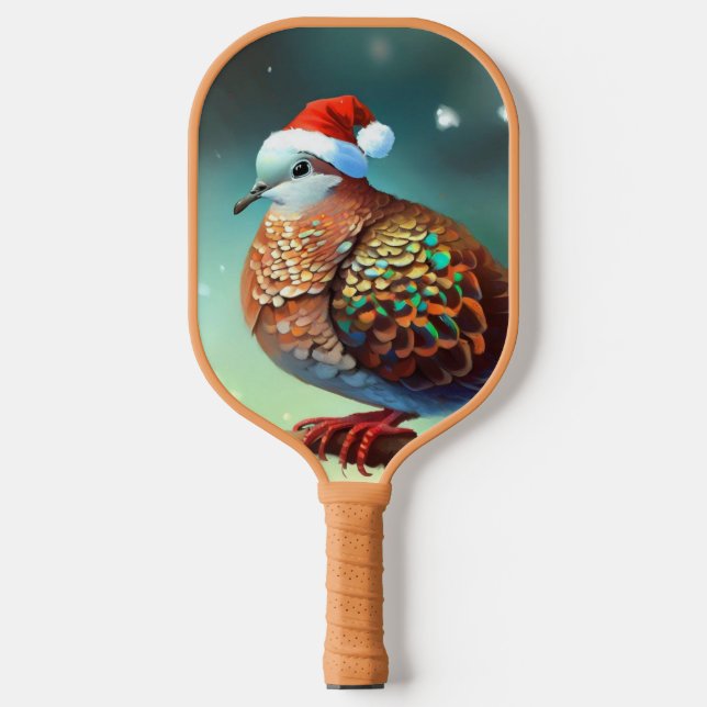 Raquette De Pickleball Tourterelle de Noël (3) (Recto)