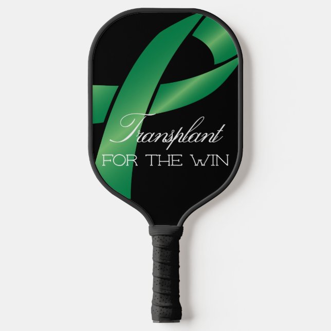 Raquette De Pickleball Transplant pour Win Elegant Green Ribbon personnal (Recto)