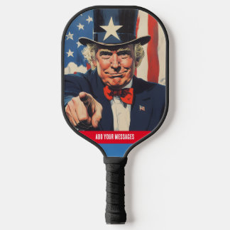 Raquette De Pickleball Trending Custom Message Trump 2024