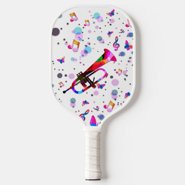 Raquette De Pickleball Trompette festive (Recto)