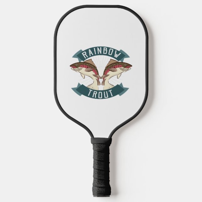 Raquette De Pickleball truite arc-en-ciel (Recto)