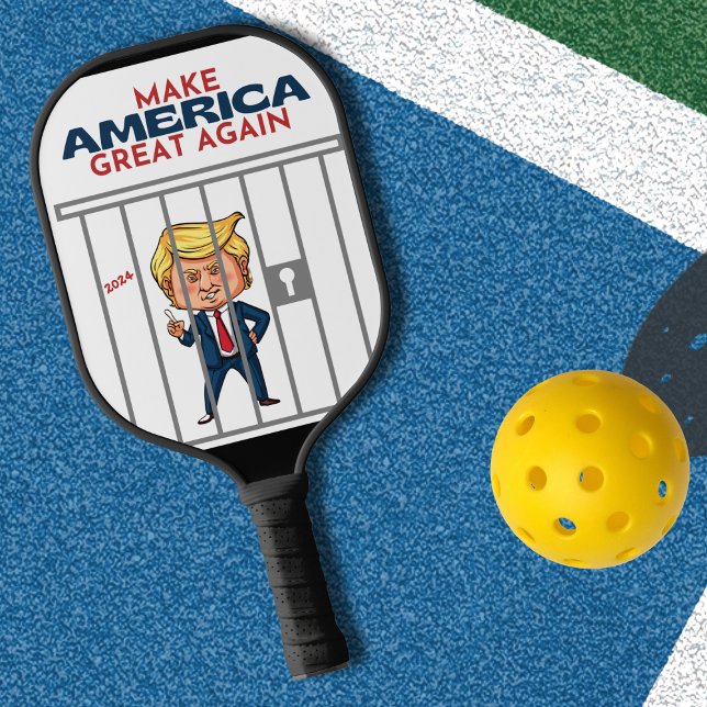 Raquette De Pickleball Trump derrière les barreaux (Créateur téléchargé)