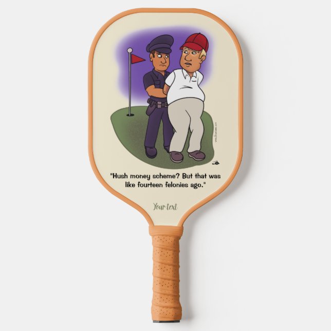 Raquette De Pickleball Trump Felonies (Recto)