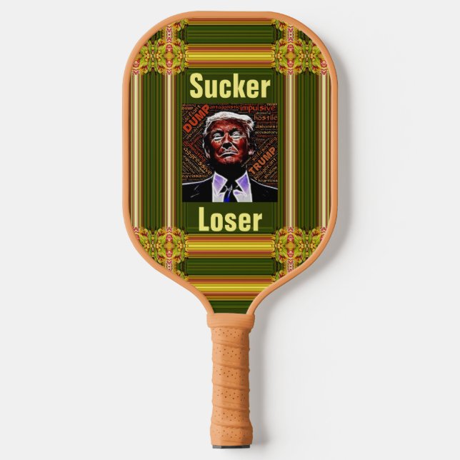 Raquette De Pickleball Trump Sucker/Loser Pickleball Paddle (Recto)
