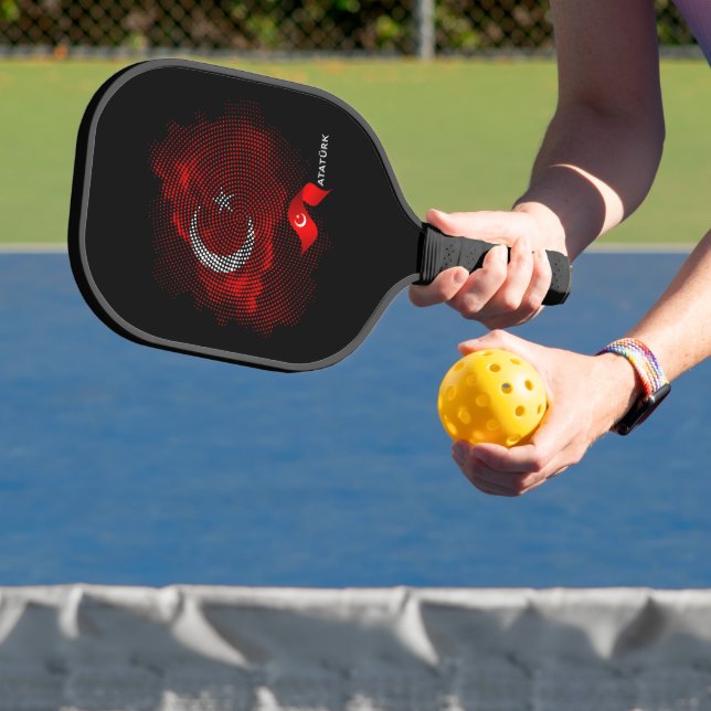 Raquette De Pickleball Turkey flag (Insitu)