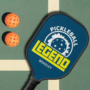 Raquette De Pickleball Typographie de la légende de Pickleball Nom person
