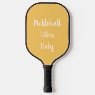 Raquette De Pickleball Typographie jaune Pickleball