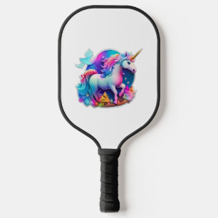 Raquette De Pickleball Un Beau Sticker Unicorn