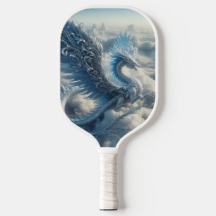 Raquette De Pickleball Un dragon superbe entouré de nuages