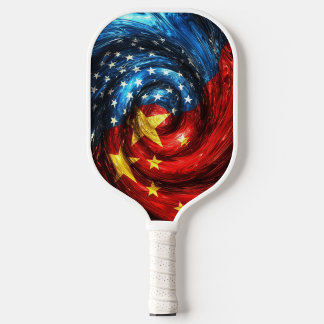 Raquette De Pickleball USA-China Swirl Fusion Pickleball Paddle 