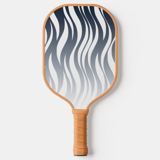 Raquette De Pickleball Vagues - Dégradé bleu de minuit (Recto)
