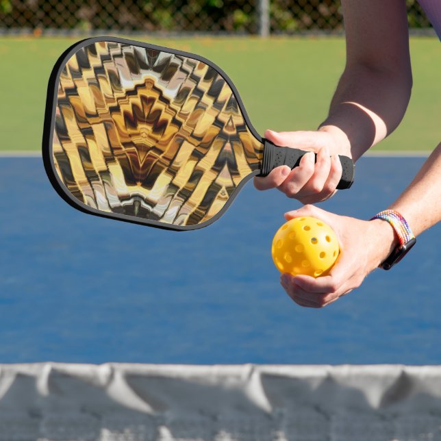 Raquette De Pickleball Verre en bronze doré (Insitu)