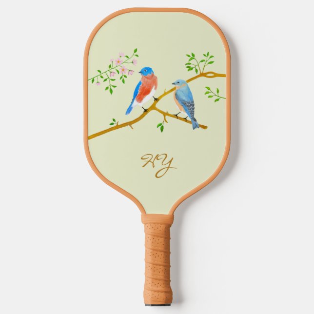 Raquette de Pickleball Vert Clair Bluebirds (Recto)