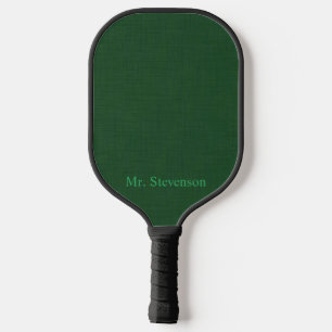 Raquette De Pickleball Vert foncé texturé