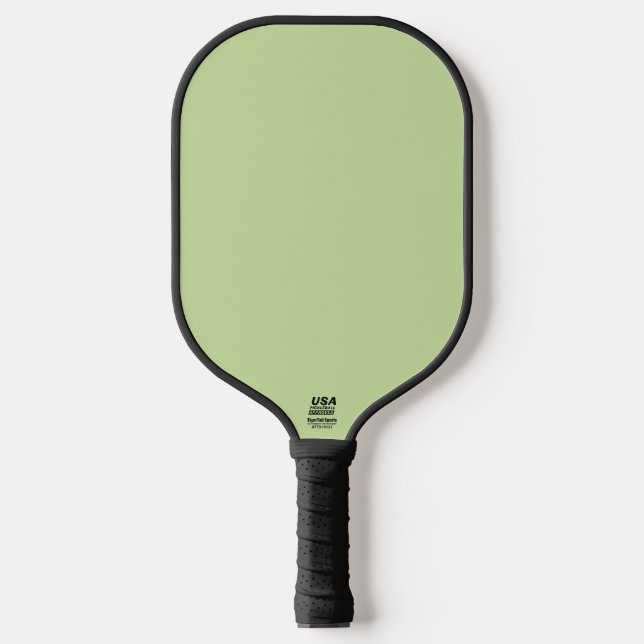 Raquette De Pickleball Vert pomme pastel uni  (Recto)