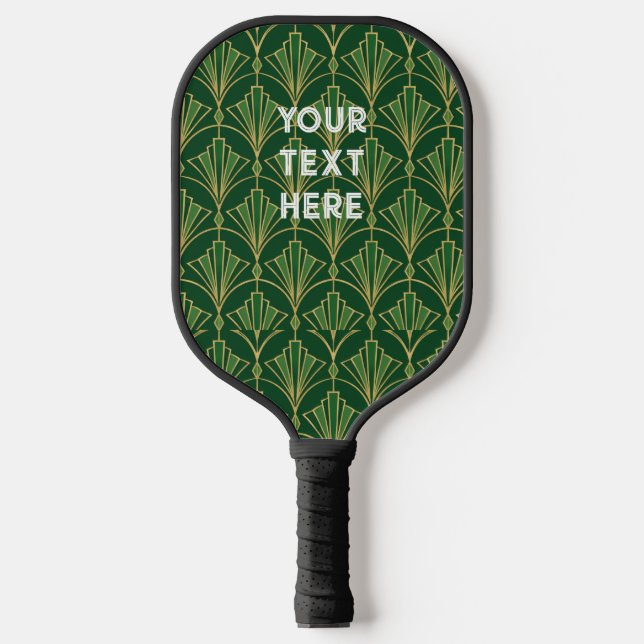 Raquette De Pickleball Vert Rétro (Recto)