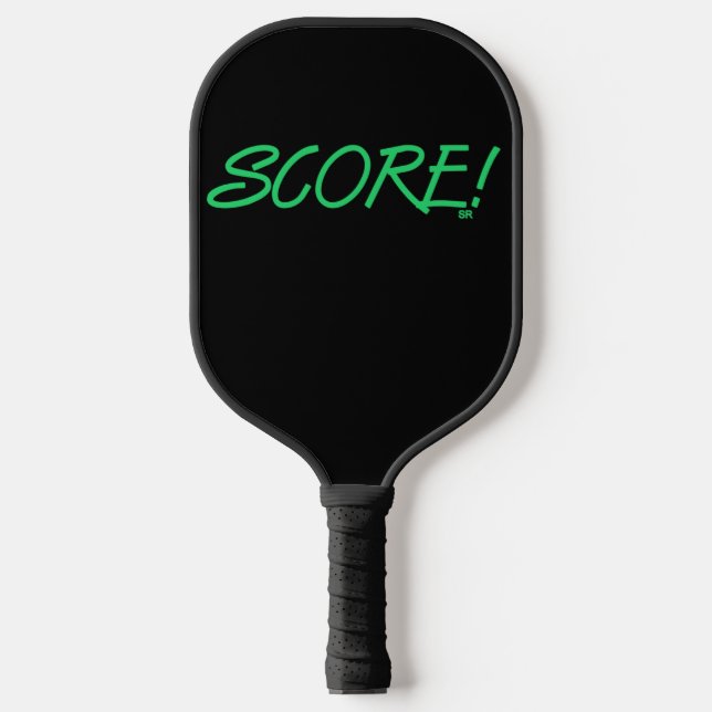 Raquette de pickleball verte noire Score (Recto)