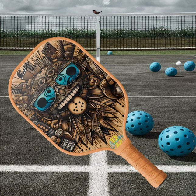Raquette De Pickleball Vibe cosmique : Conception complexe sur un (Créateur téléchargé)