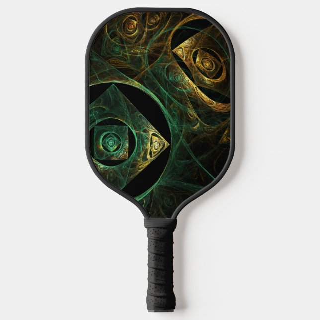 Raquette De Pickleball Vibrations magiques Art Abstrait (Recto)