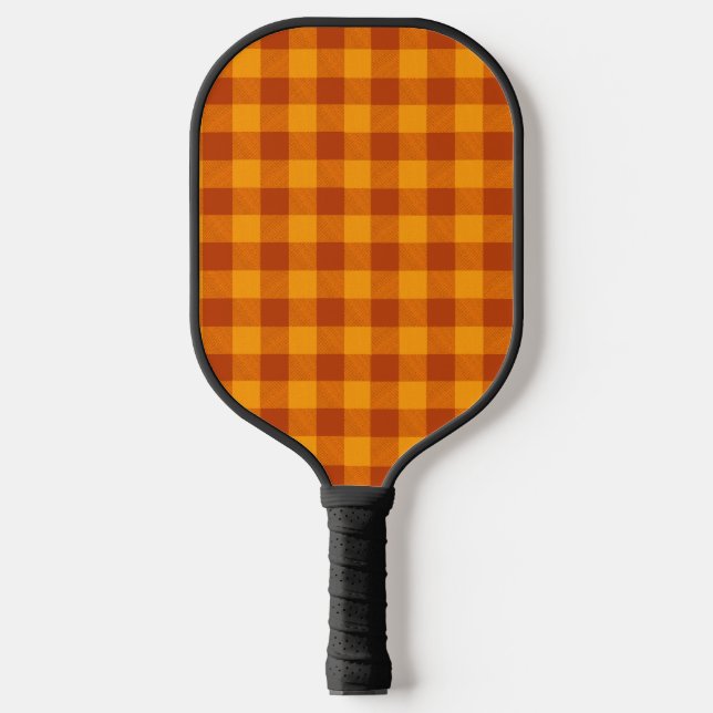 Raquette De Pickleball Vichy Tamisé Buffle Ambré (Recto)