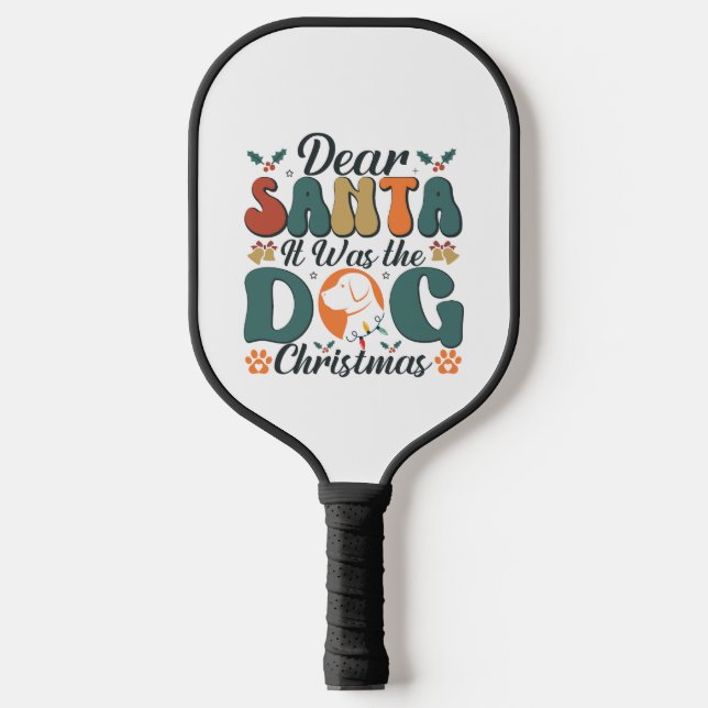 Raquette De Pickleball Vie de maman de chien (Recto)