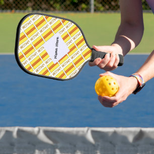 Raquette De Pickleball Vietnam Drapeau Sud-Vietnamien Personnalisé en Car