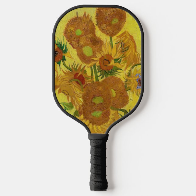 Raquette De Pickleball Vincent van Gogh - Vase avec quinze tournesols (Recto)