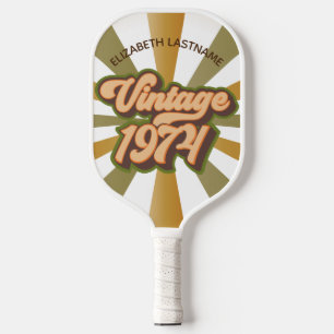 Raquette De Pickleball Vintage 1974 Nom personnalisé Pickleball Paddle