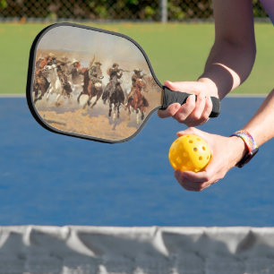 Raquette De Pickleball Vintage Cowboys, A Dash For Timber par Remington