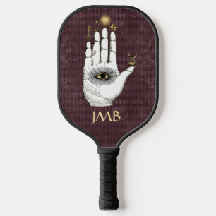 Raquette De Pickleball Vintage main d'alchimie des mystères Personnalisé