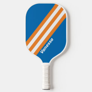 Raquette De Pickleball Vintage New Amsterdam Rayures avec Nom
