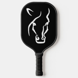 Raquette De Pickleball Visage de cheval blanc