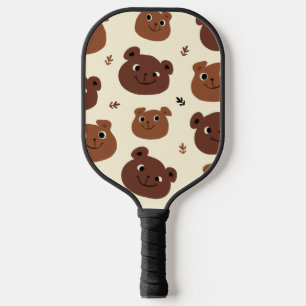 Raquette De Pickleball Visage drôle d'ours