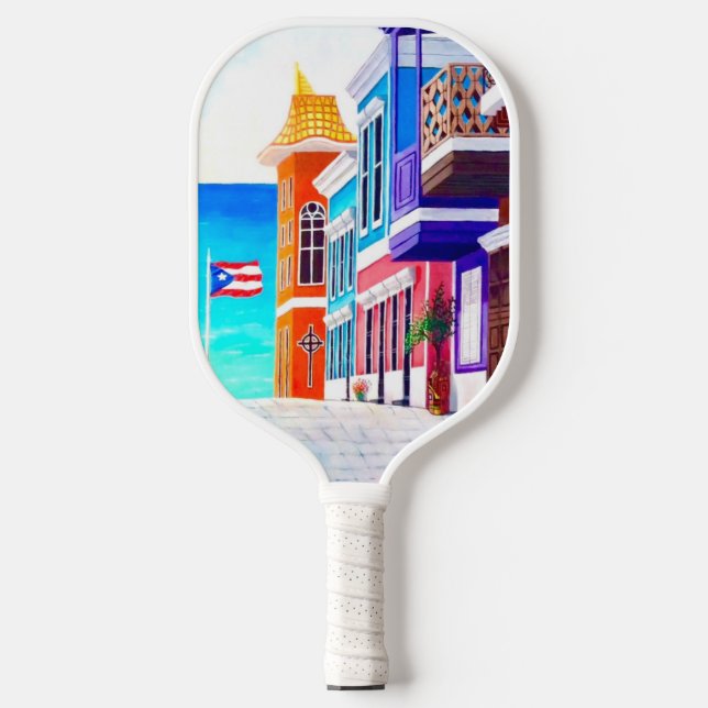 Raquette De Pickleball ¡Vive Porto Rico ! (Recto)