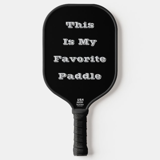 Raquette De Pickleball Voici Ma Pickleball Paddle préférée (Recto)