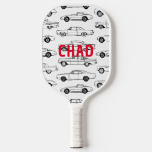 Raquette De Pickleball Voitures classiques conception personnalisée pagai