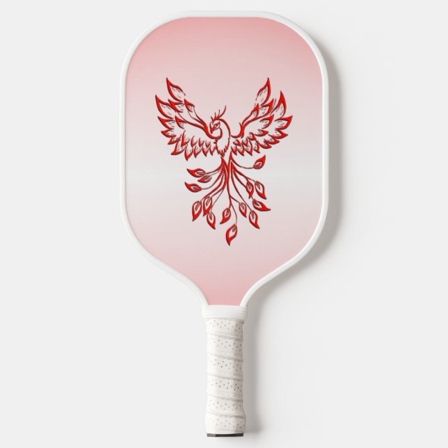Raquette De Pickleball Vol d'un Phoenix Red (Recto)