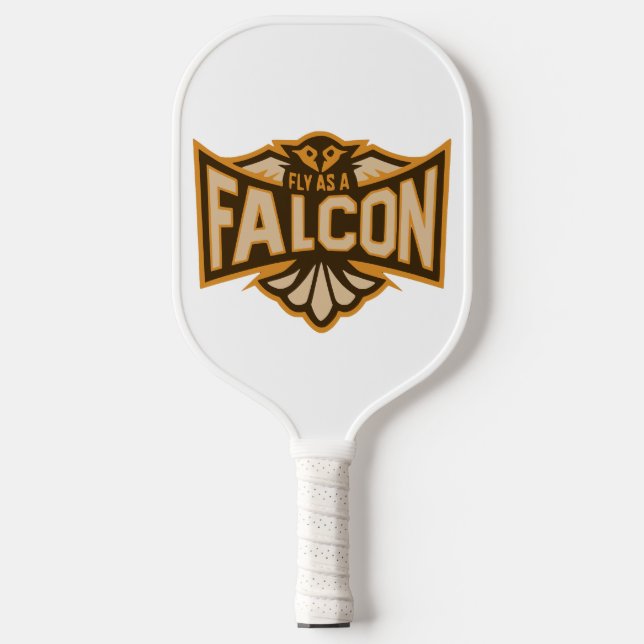 Raquette De Pickleball Voler Comme Un Faucon Sepia (Recto)
