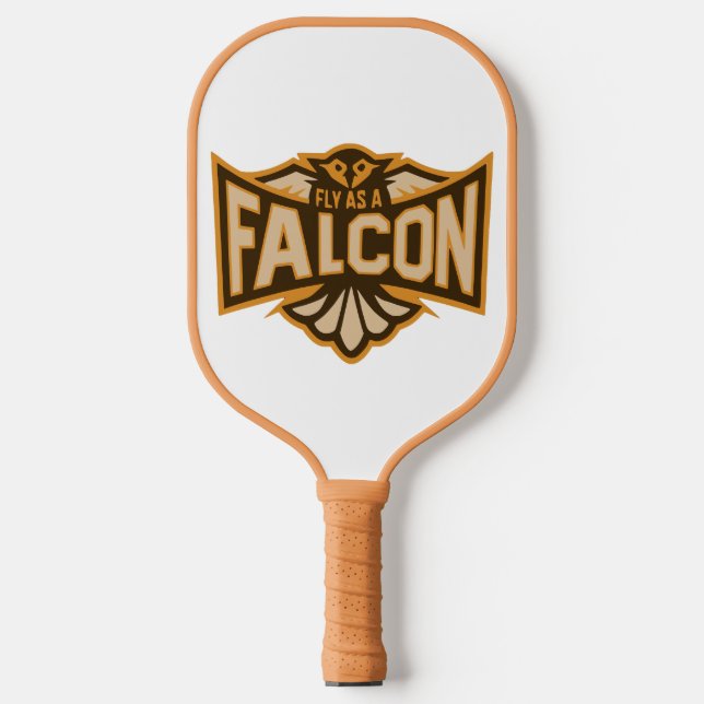 Raquette De Pickleball Voler Comme Un Faucon Sepia (Recto)