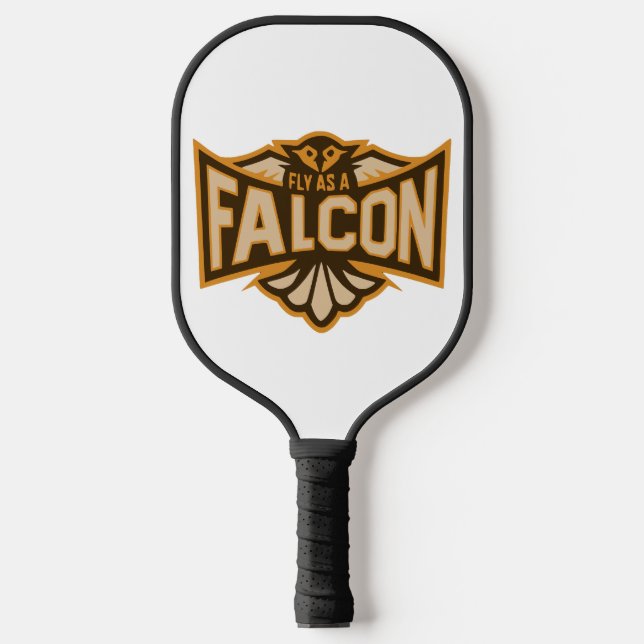 Raquette De Pickleball Voler Comme Un Faucon Sepia (Recto)