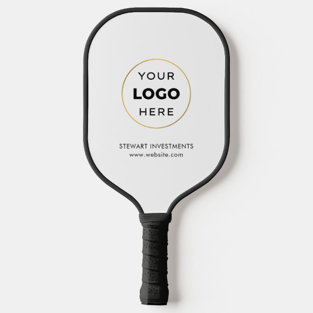 Raquette De Pickleball Votre logo Entreprise Blanc (Verso)