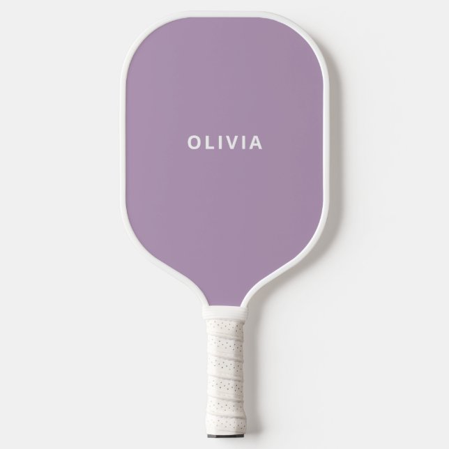 Raquette De Pickleball Votre nom sur Lavender Purple (Recto)